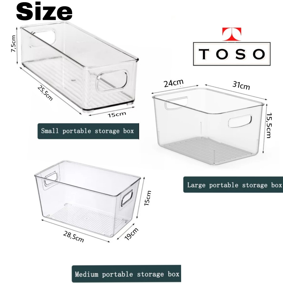 kotak penyimpanan makanan di kulkas dari toso official