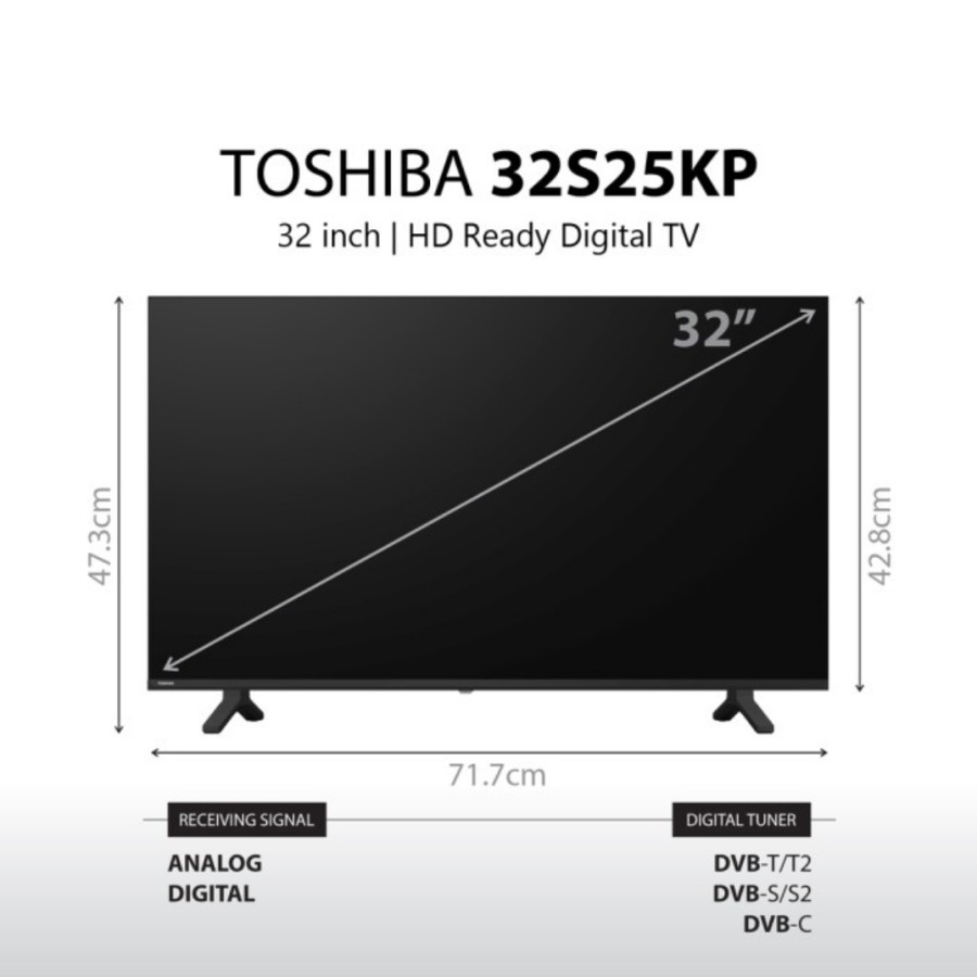 TV 32 inch TOSHIBA