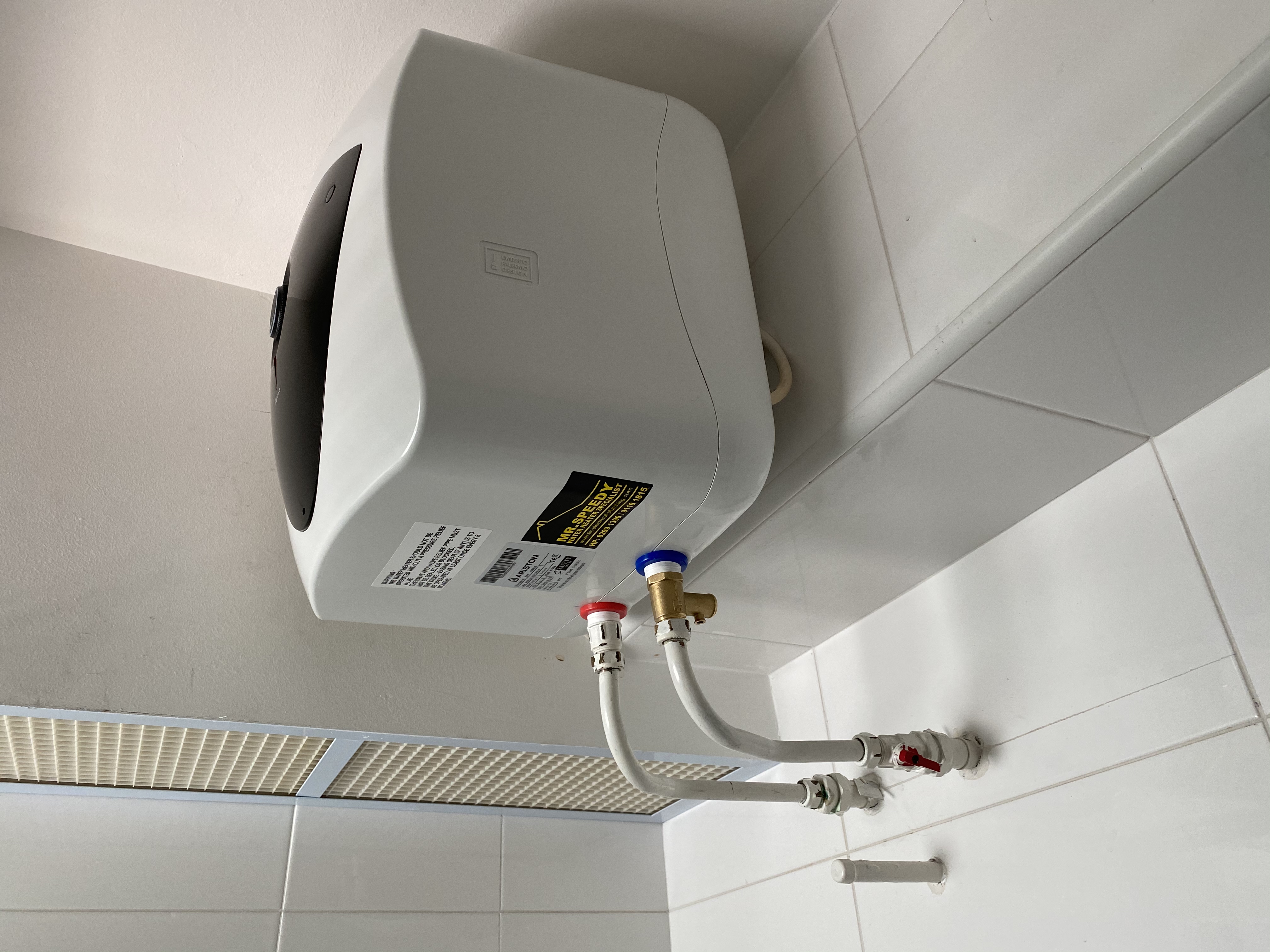 cara pemasangan water heater listrik